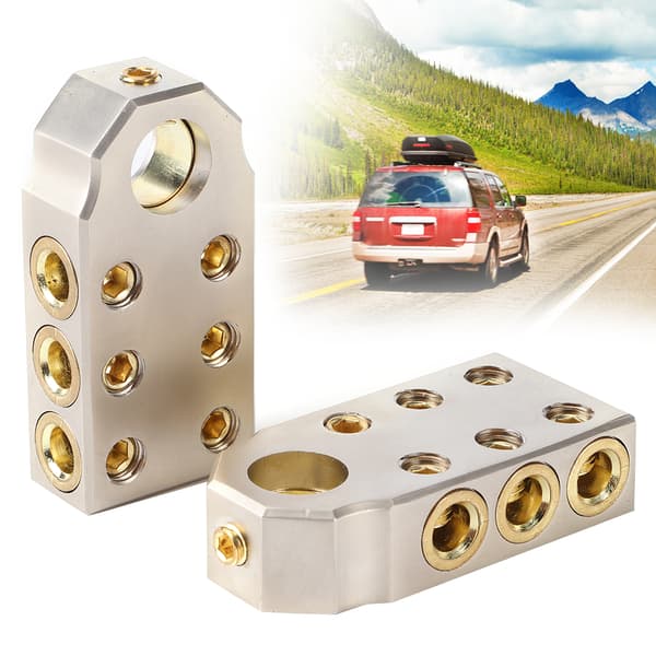 Auto Batteri Terminaler Kit Positive Negative Klemmer med M8 M10 Nøgle