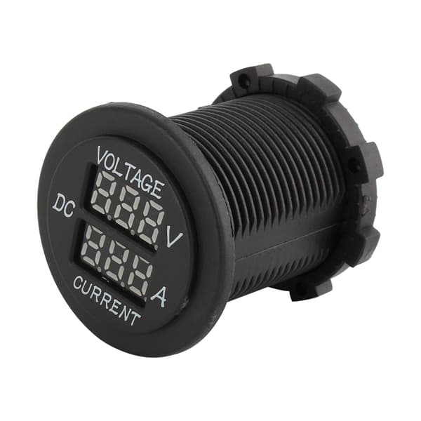 12V 24V DC Dubbel LED Digital Voltmeter Amperemeter för Bil Motorcykel