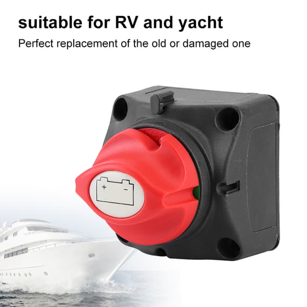 12V 600A Batteri Isolator Master Afbryder Afbryd To-Niveau Switch til RV Yacht