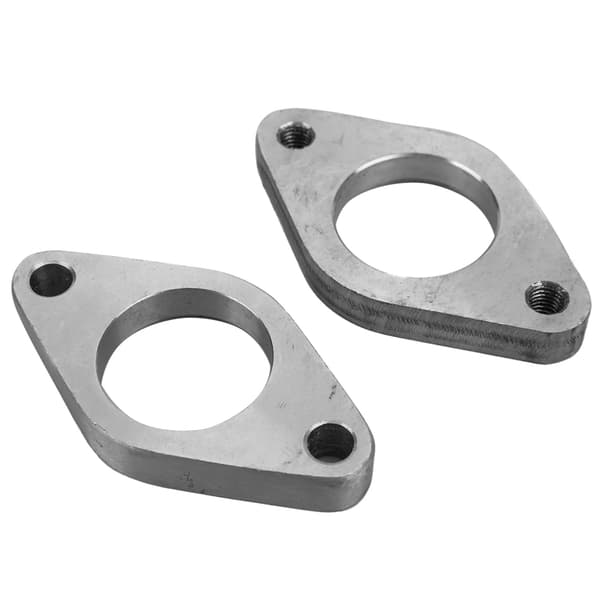 2 stk. Wastegate Dump Pipe Flenspakning Rustfritt Stål for 1.4-1.5in Turbolader