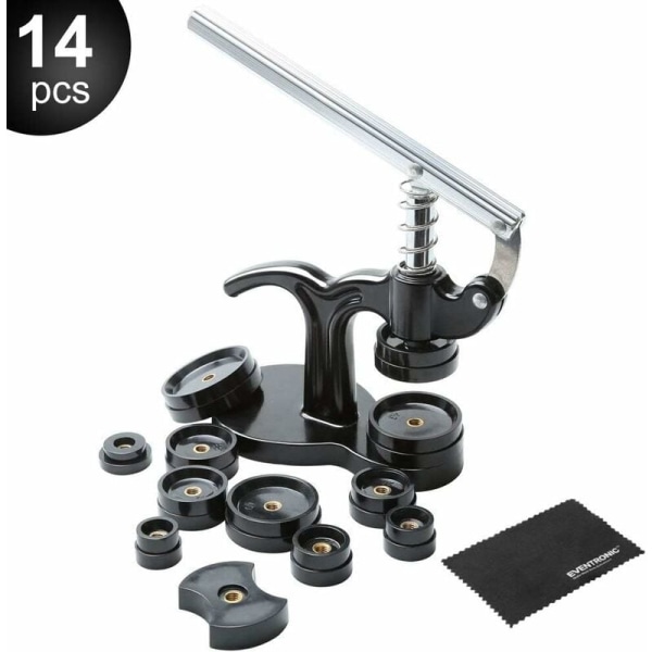 Watch Case Press, Watch Tool för att stänga Watch Back Bord 12 Form