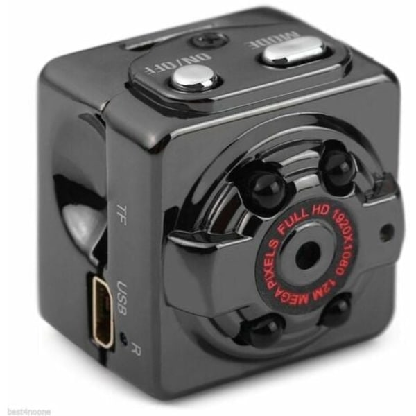 Mini Spy Camera, HD 1080P med trådløs overvågning og bevægelsessensor Infrarød Night Vision Pocket Camera HD-optager til
