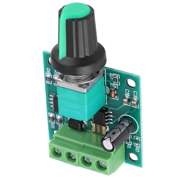 DC 1.8-12V 2A Lavspennings elektrisk motorhastighetskontroller PWM motorhastighetsregulator verktøyutstyr