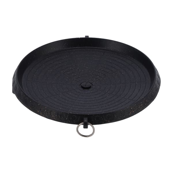 Multifunktionell bärbar nonstick rund BBQ-bakplåt för hemrestaurang utomhus
