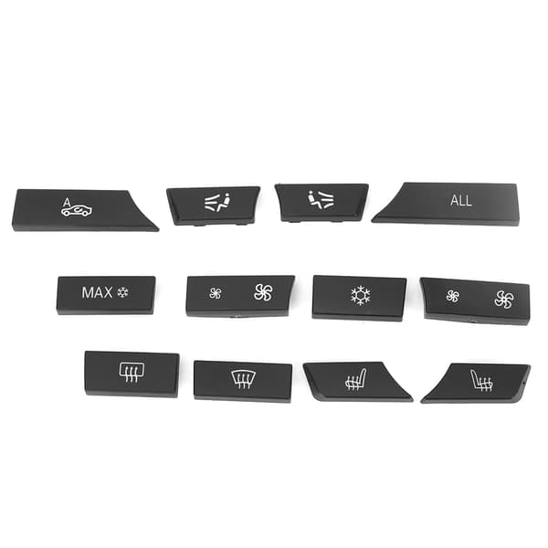 12 stk. erstatningsknapper for klimaanlegg kompatible med BMW 5-serie 2010-2017