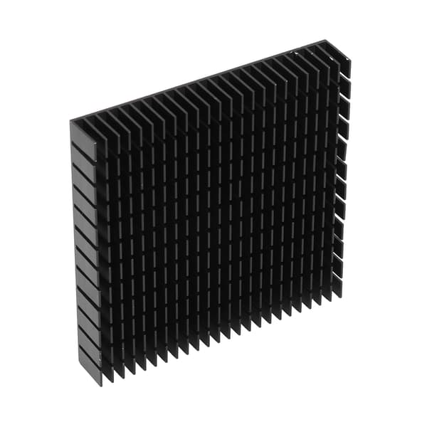 Aluminium Køleprofil Kølemodul Varme Radiator Board CPU PCB Høj Effekt Køling 120mm x 20mm Sort