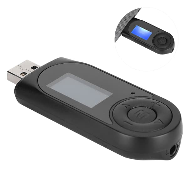 T13 LCD Bluetooth 5.0 Adapter Mottaker Sender 2 i 1 Håndsfree Samtale