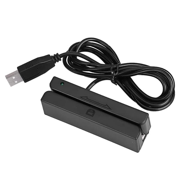USB MSR90 3-spors Hi Co Magnetstripe Kredittkort Swipe Reader