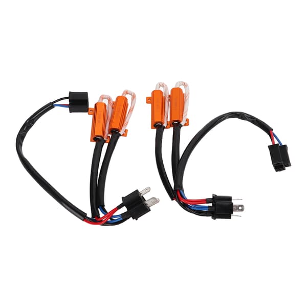 2 stk. H4 50W 8 Ohm LED Lastmotstand Feilfrie Lys Dekoding Feilsøking