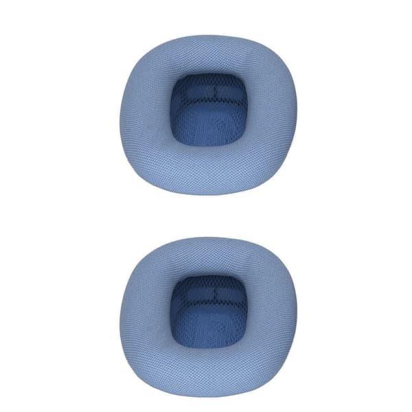 AirPods Max Ersättningsöronkuddar Mjukt Memory Foam Proteinläder Blå