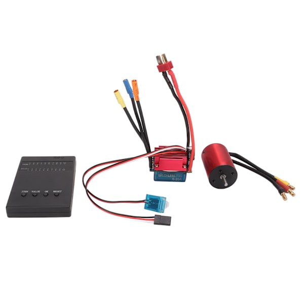 S35A Børsteløs ESC Programmer Høj Torsion Multipel Beskyttelse til 1/14 1/16 Skala