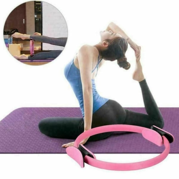 Pilates Ring, Yoga Ring Premium Resistance Ring Circle, Pilates Circle, Yogautrustning, Träningsutrustning för Hemträning & Styrka Inne