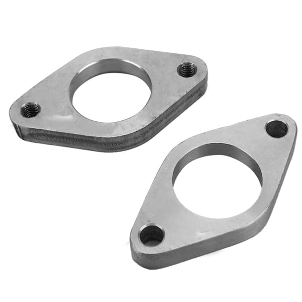 2 stk. Wastegate Dump Pipe Flenspakning Rustfritt Stål for 1.4-1.5in Turbolader