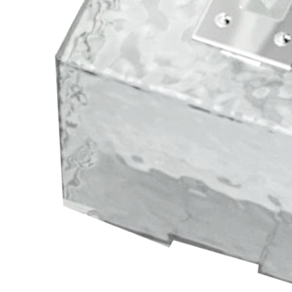 Väggmonterad Transparent Silver Tissue Box Hållare Utrymmesbesparande Heminredning för Vardagsrum Sovrum