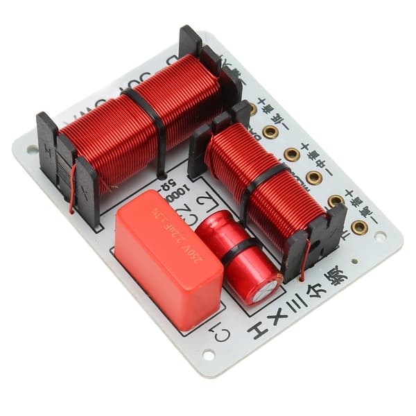 3-vejs HiFi Højttaler Delefilter Board DIY Audio Bas Diskant Frekvensdeler Modul