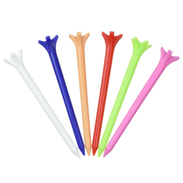 30 stk. tilfældig farve 70 mm Zero Friction 5 Prong Claw Tees