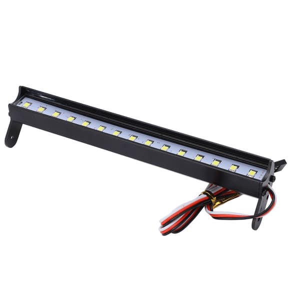 1 10 RC Takljusramp Universal Vit 15 LED-lamppärlor Monteringsfästen för RC Crawler Bil