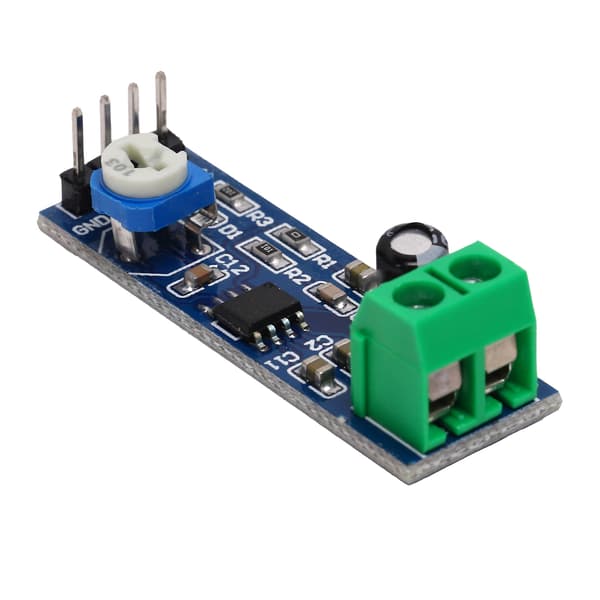 LM386 Effektforstærkerkort 200x Forstærkning Mono Audioforstærkermodul 5V-12V