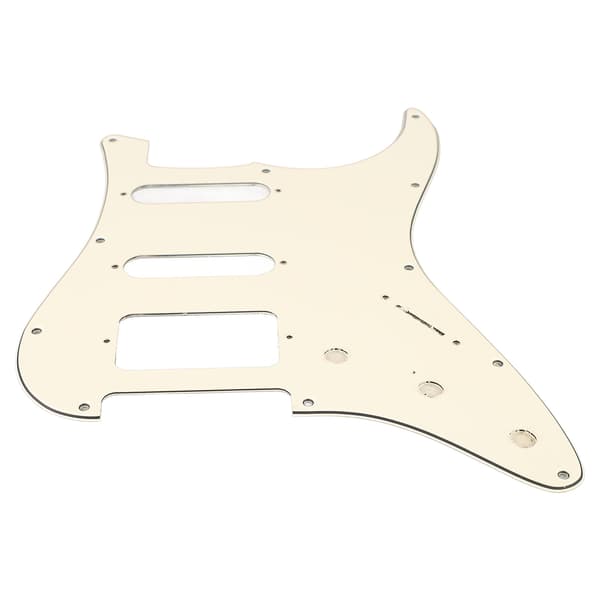 Elgitarr Plektrumskydd PVC Plastskydd Repskydd Frontplatta Panelöverdrag Instrumenttillbehör Beige GSSH72