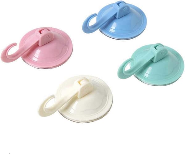 New Oversized Powerful Vacuum Strong Transparent Suction Cup Wall Hooks Nail Hook Hanger-S