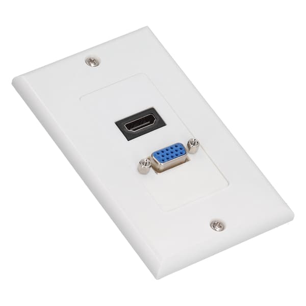 HD Multimedia Interface -seinäpaneeli, audio- ja videoliitäntä, pinta-asennettava, kotiteatteri