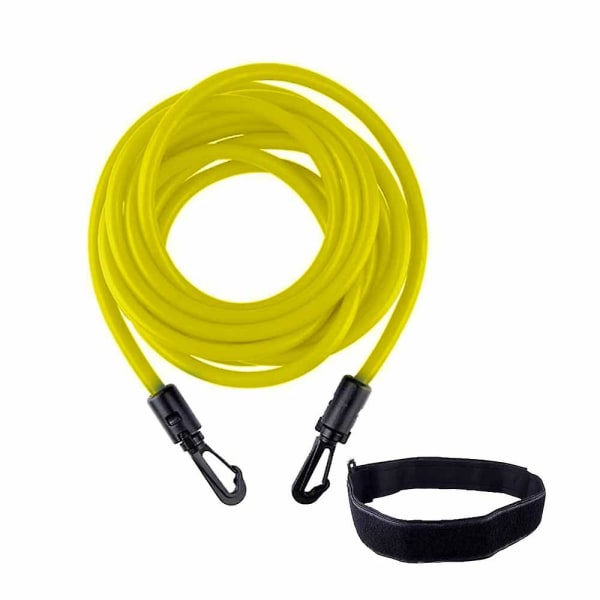 Motståndsband Swim Tether Stationär simning, simsele statiskt simbälte Yellow 3M