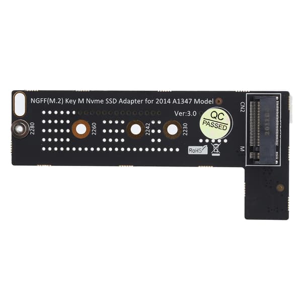 M2 NGFF MKey NVME SSD -muunninsovitin Mac Mini A1347 2014 -malliin