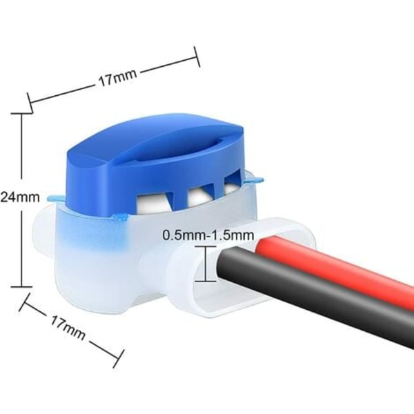 15 Pieces Resin Filled Cable Connectors, Original 314 Connectors for Automower Robot Lawn Mower