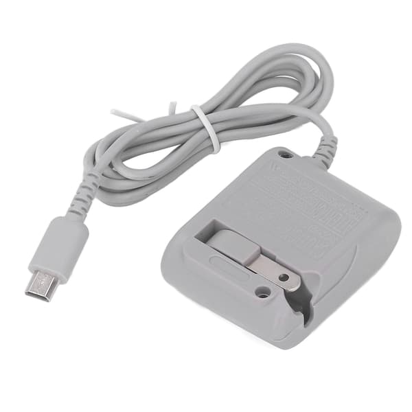 Sammenfoldelig 45 tommer strømadapter vægoplader 100-240V US-stik til DS Lite spillekonsol