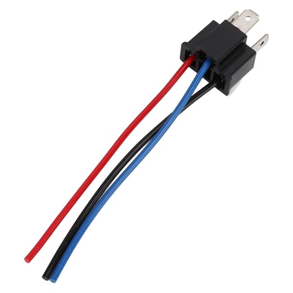 2 stk. H4 Hanfatningsforlygte Konnektor Ledningsnet Kabel