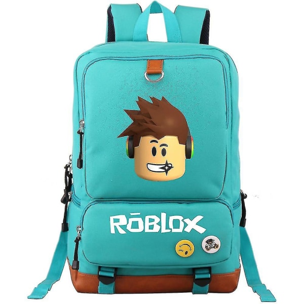 Virtuaalimaailma Roblox-reppu Tietokonelaukku Opiskelijan koululaukku-väri-4 color-4