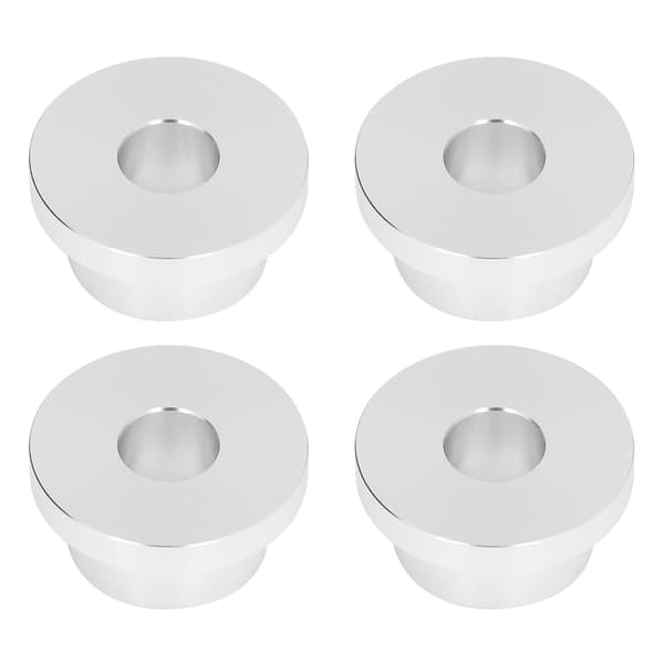 4st Billet Styrhöjarbussning Solid CNC T6 Aluminiumlegering Tillbehörssats för FXRSilver