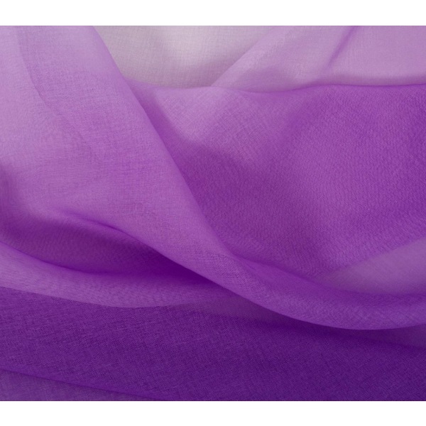 Läpinäkyvä kuviollinen verhokaltevuus läpinäkyvä sisustus (violetti, 132*244cm, rei'ityksellä),