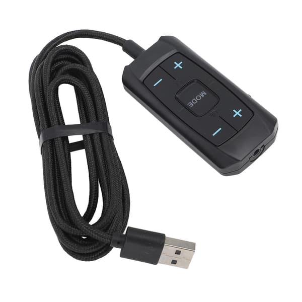 7.1 USB Lydkort Ekstern Bærbar for Laptop Stasjonær Datamaskin PS5