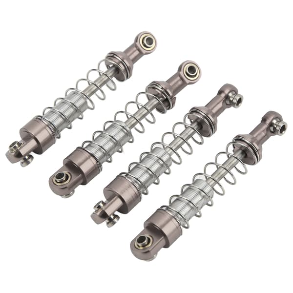 2 par støddæmpere i aluminiumslegering 60 mm RC-bildeler til WPL C14 C24 MN D90 99S-modeller Titaniumfarve