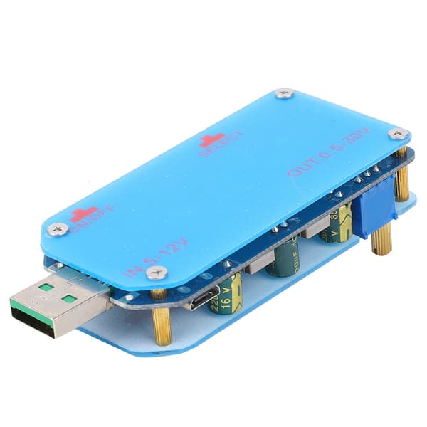 USB Strømforsyningsmodul 5-12V til 0.5-30V 2A 15W Boost Buck Converter