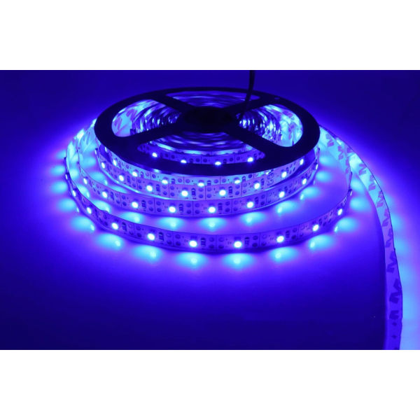 LED-lysstang 5 meter farve fleksibel lavspændings-USB-lysstang (blåt lys + USB-kabel)