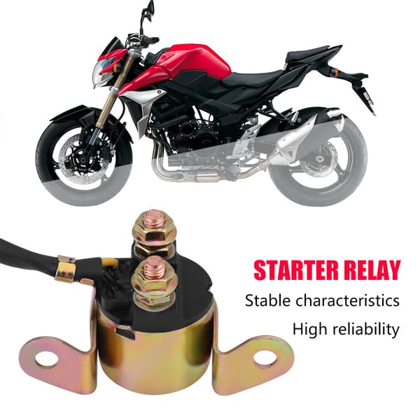 Suzuki DR200SE Motorcykel Startrelä Solenoid 1997 2007