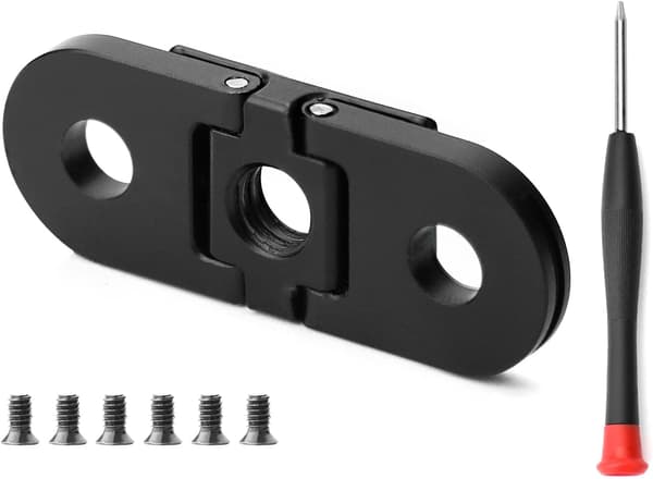 Replacement Adapter Mount with 1/4 Tripod Connection, Compatible with GoPro Hero 10/9 Cameras