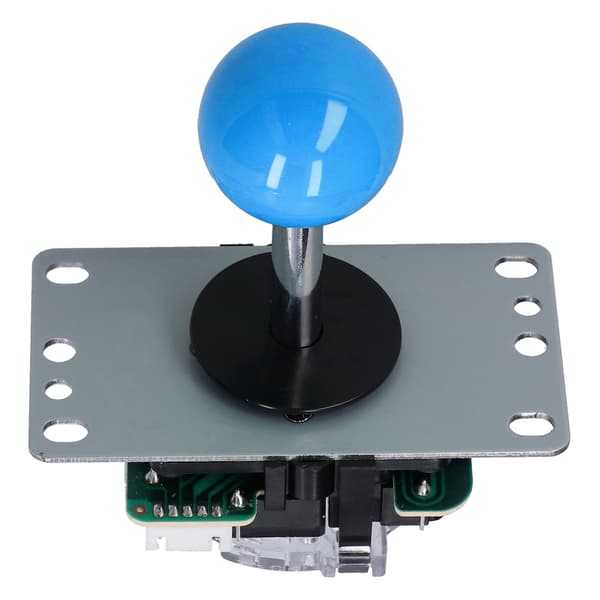 QM070901 Noll Fördröjning Arkadspel Joystick DIY Kit med Encoder Board 10 Knappar för MAME Blå