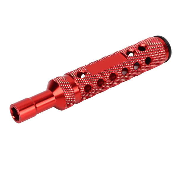 RC Hex Socket Aluminiumlegering 7mm Værktøj til 1 10 HSP Traxxas Tamiya RC Modelbiler Rød
