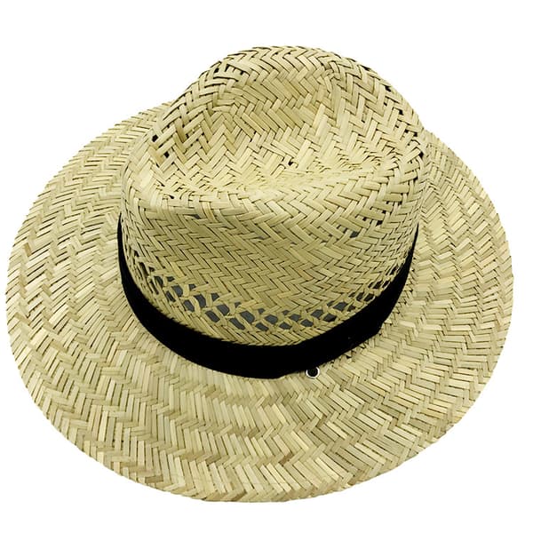Sort jungle stråhat natur sommerhat stråhatte havannahat unisex hat