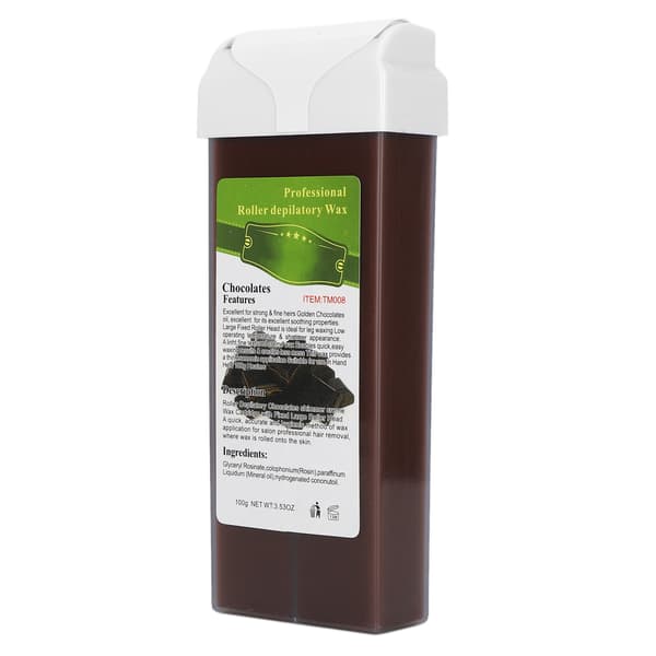 100g Depilatory Wax Roller Krop Ben Bryst Arm Bikini Armhule Hårfjerning Roller Voks Chokolade
