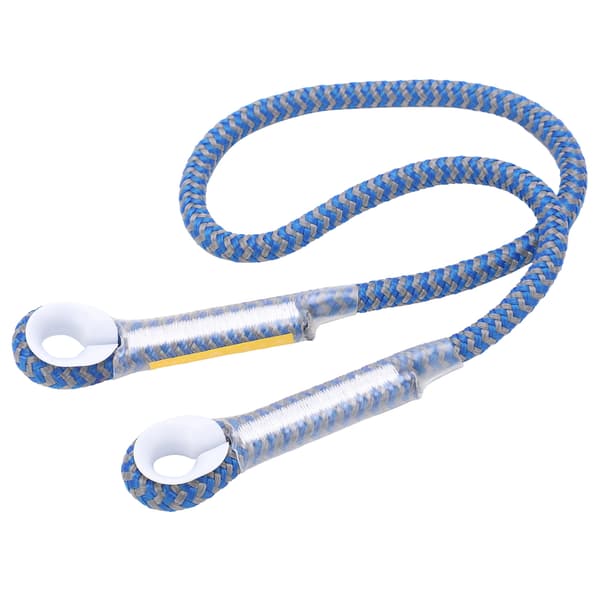 Professionel Bjergbestigning Redningsline Øje-til-øje Sling Loop Rappelling Reb Blå 80 cm
