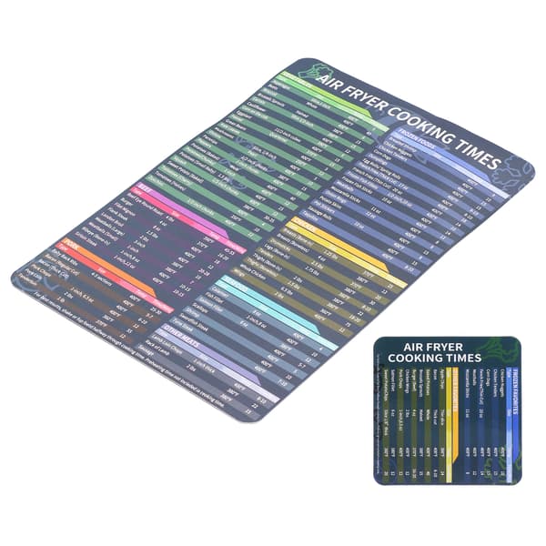 2 stk. magnetisk frituregryde-kogetidsdiagram Hurtig referenceguide
