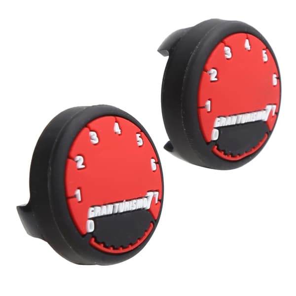 PS4 PS5 Controller Gamepad Rocker Caps Cover Case Biltilbehør Rød 1 Par