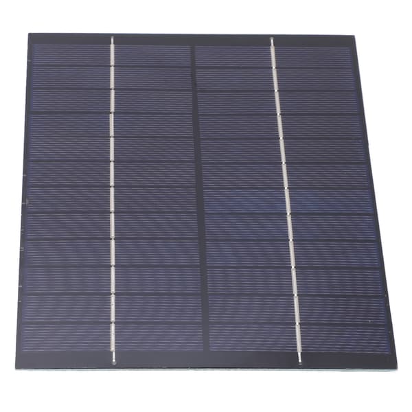 5.2W 12V Mini Solcellepanel Polykrystallinsk Silisium DIY Modul System 5521 DC Utgang