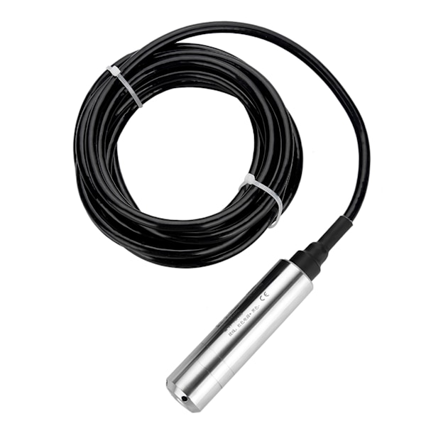 DC24V 4-20mA Nivåsensor for væske, 0-5m dybdemåling