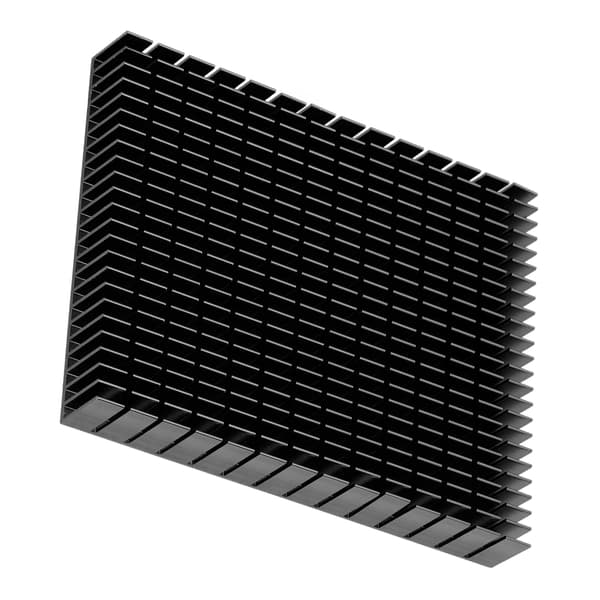 Aluminium Køleplade Køleradiator 150x120x20mm til CPU Forstærker PCB Blå