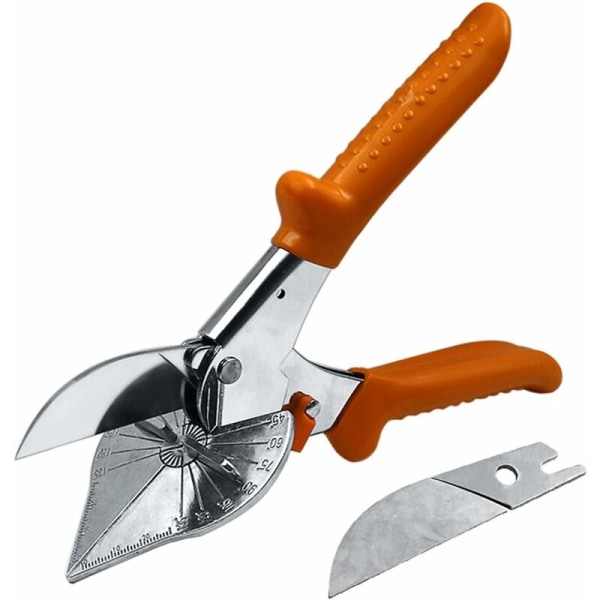 Vinkel saks - model med skridsikker håndtag + blad i ét stykke multifunktionelle vinkelsaks Polygonal trådspor saks